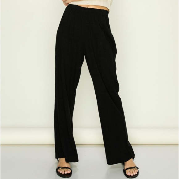 High Waist Straight Leg Trouser Pants - Picture 7 of 16